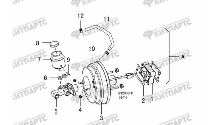 Вакуумный усилитель Great Wall Hover H3 New