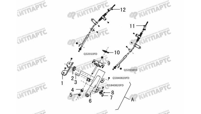 Рычаг стояночного тормоза Great Wall DW Hower H3