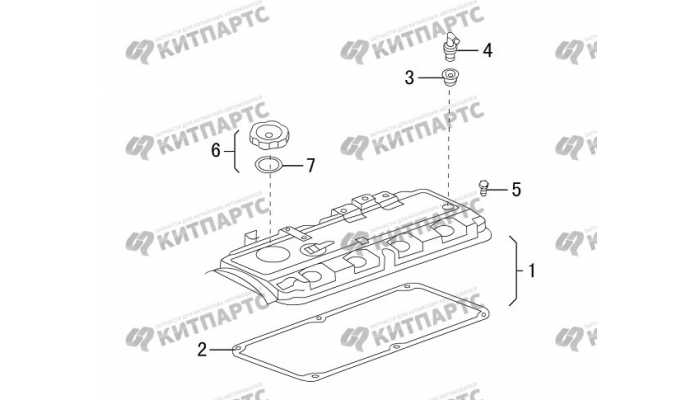 Крышка клапанная Great Wall DW Hower H3