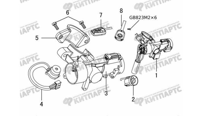 Замок зажигания Great Wall Hover H5