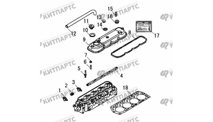 Крышка клапанная, прокладки головки блока Great Wall Wingle 3